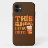 DEZE LEERKOPER HEEFT KOFFIE'S Coffieprijsopgave no Case-Mate iPhone Case (Achterkant)