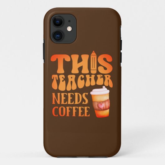 DEZE LEERKOPER HEEFT KOFFIE'S Coffieprijsopgave no Case-Mate iPhone Case (Achterkant)