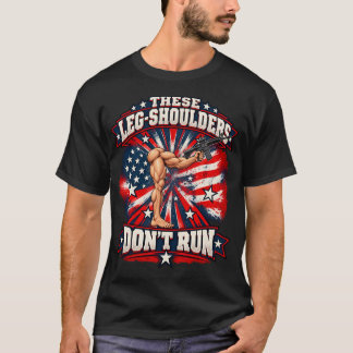 Deze Leg-Schouders Draaien Niet T-Shirt