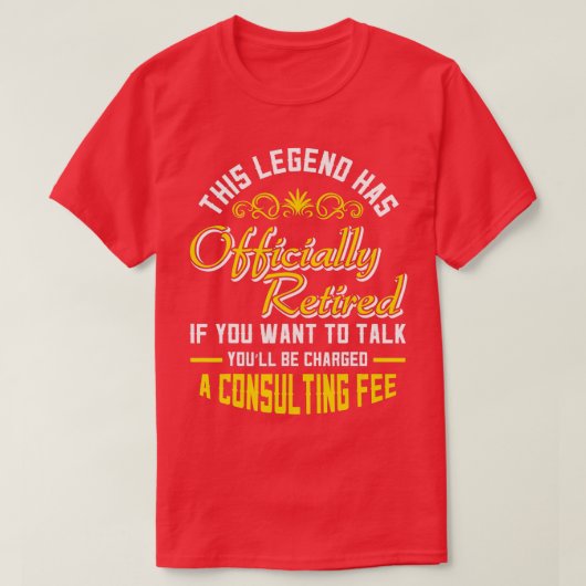 Deze legende is officieel in vrijheid gesteld t-shirt (Design voorkant)