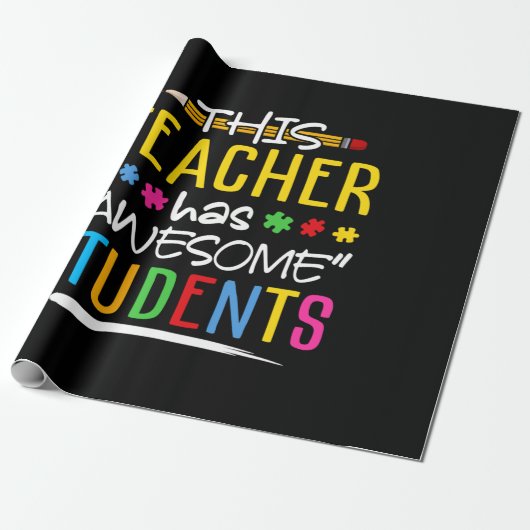 Deze leraar heeft Geweldige studenten Cadeaupapier (Uitgerold)