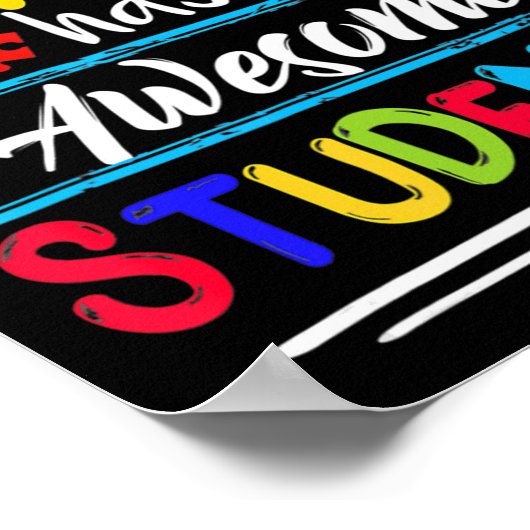 Deze leraar heeft Geweldige studenten Puzzle Autis Poster (Hoek)