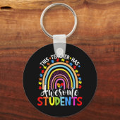 Deze leraar heeft Geweldige studenten Regenboogaut Sleutelhanger (Voorkant)