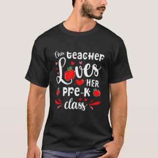 Deze leraar houdt van haar kleuterstudent Valenti T-shirt