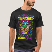 Deze leraar houdt van Mardi Gras Carnival Party Fe T-shirt (Voorkant)