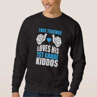 Deze leraar houdt van zijn valentijnsdag eerste kl trui