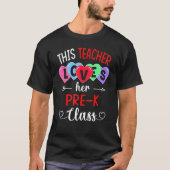 DEZE LERAAR LIGT HAAR PRE-K KLASSE Shirten Valenti T-shirt (Voorkant)
