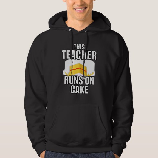 Deze leraar loopt op de cokesleraar die de koekjes hoodie (Voorkant)