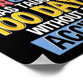 Deze leraar wetenschap heeft 100 dagen op school g poster (Hoek)