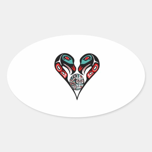 DEZE LIEVER OVALE STICKER (Voorkant)