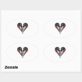 DEZE LIEVER OVALE STICKER (Vel)