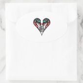 DEZE LIEVER OVALE STICKER (Tas)