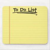 Deze lijst uitvoeren muismat (Voorkant)