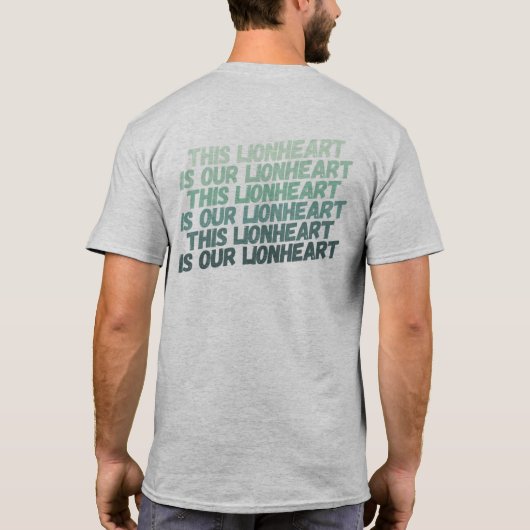 Deze lionhart T-Shirt (Achterkant)
