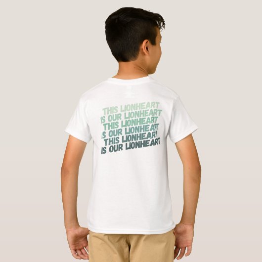 Deze lionhart T-Shirt (Kind) (Achterkant volledig)