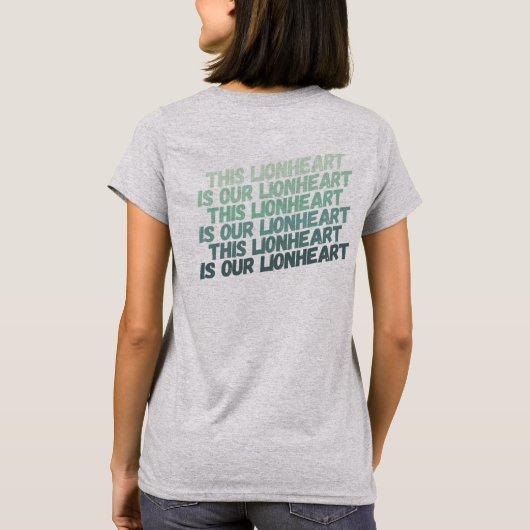 Deze lionhart T-Shirt (vrouwen) (Achterkant)