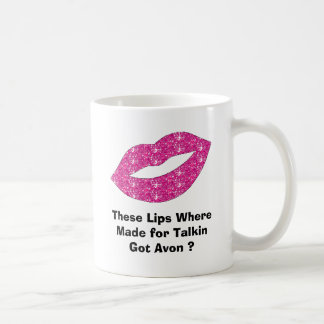 Deze lips waar Talkin Avon heeft gevonden? Koffiemok