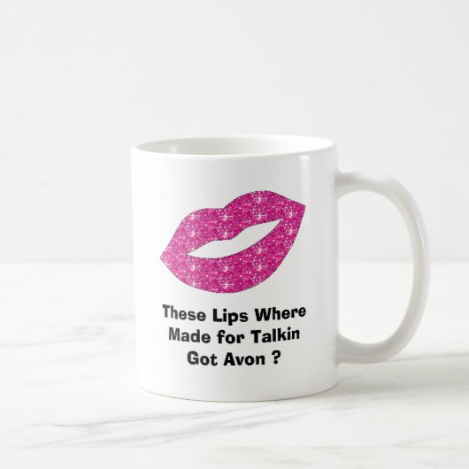 Deze lips waar Talkin Avon heeft gevonden? Koffiemok (Rechts)