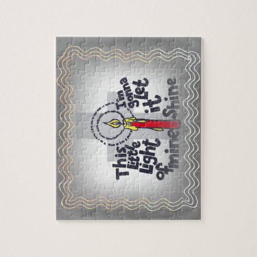 Deze Little Light Christelijke puzzel Legpuzzel (Verticaal)