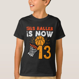 Deze Ller Is Nu 13 Sketll 13e Verjaardag Bday Jong T-shirt