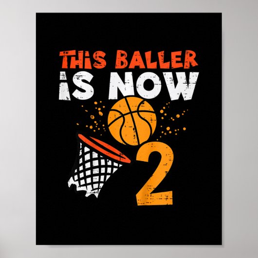 Deze Ller Is Nu 2 Sketll 2de Verjaardag Bday Jonge Poster (Voorkant)