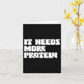 Deze maaltijd heeft meer eiwit liefhebber bodybuil kaart (Gele Bloem)