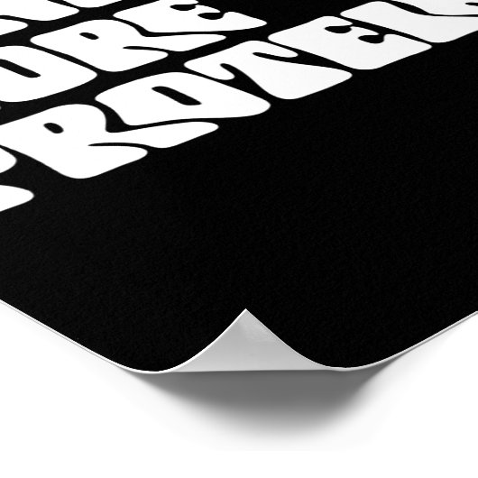 Deze maaltijd heeft meer eiwit liefhebber bodybuil poster (Hoek)