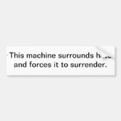 Deze machine bumpersticker (Voorkant)