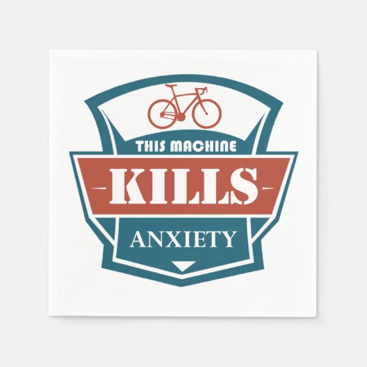 Deze machine doodt angst servetten (Voorkant)