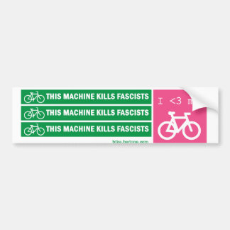 Deze machine doodt fascisten bumpersticker