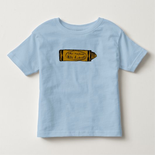 deze machine doodt fascisten ( oranje crayon ) kinder shirts (Voorkant)