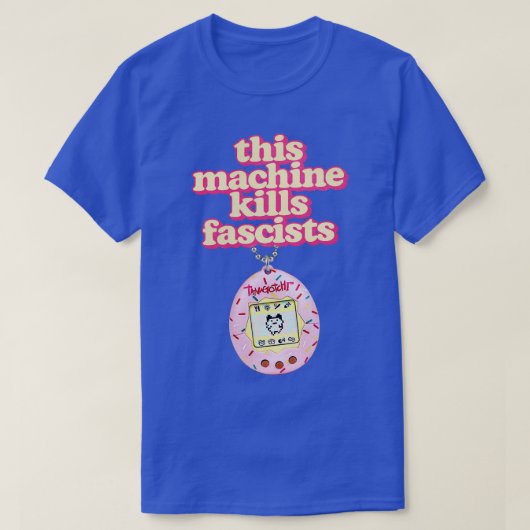 Deze machine doodt fascisten t-shirt (Design voorkant)