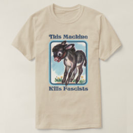 Deze machine doodt fascisten t-shirt