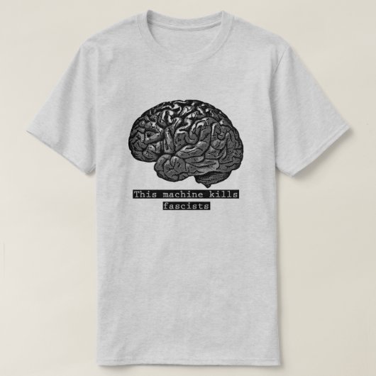 Deze machine doodt fascisten t-shirt (Design voorkant)