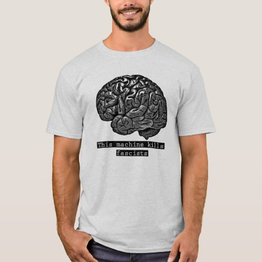 Deze machine doodt fascisten t-shirt (Voorkant)