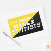 Deze machine doodt statatisten rechthoekige sticker (Envelop)