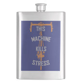 Deze machine doodt stress heupfles (Voorkant)