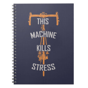 deze machine doodt stress notitieboek