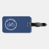 Deze machine draait op Bacon Bagagelabel (Achterkant horizontaal)