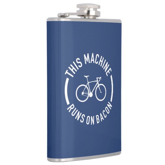 Deze machine draait op Bacon Heupfles (Rechts)