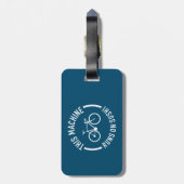 Deze machine draait op een sushi fiets bagagelabel (Achterkant verticaal)