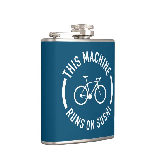 Deze machine draait op een sushi fiets heupfles (Rechts)