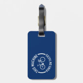 Deze machine draait op taco's bagagelabel (Achterkant verticaal)