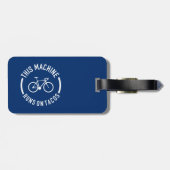 Deze machine draait op taco's bagagelabel (Achterkant horizontaal)