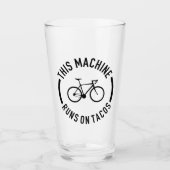 Deze machine draait op taco's glas (Voorkant)