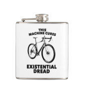 Deze machine geneest existentiële gevreesde fiets heupfles (Voorkant)
