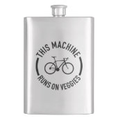 Deze machine rijdt op de veggies fiets flacon (Voorkant)