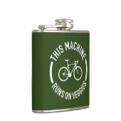 Deze machine rijdt op de veggies fiets heupfles (Rechts)