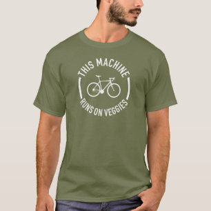 Deze Machine Werkt Op Groenten Fiets T-shirt