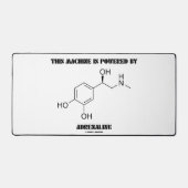 Deze machine wordt aangedreven door adrenaline-mol bureaumat (Voorkant)
